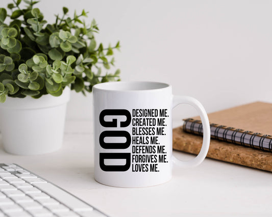 God Designed Me Mug