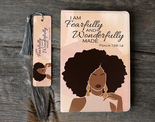 I Am Fearfully and Wonderfully Made Journal and Bookmark Set