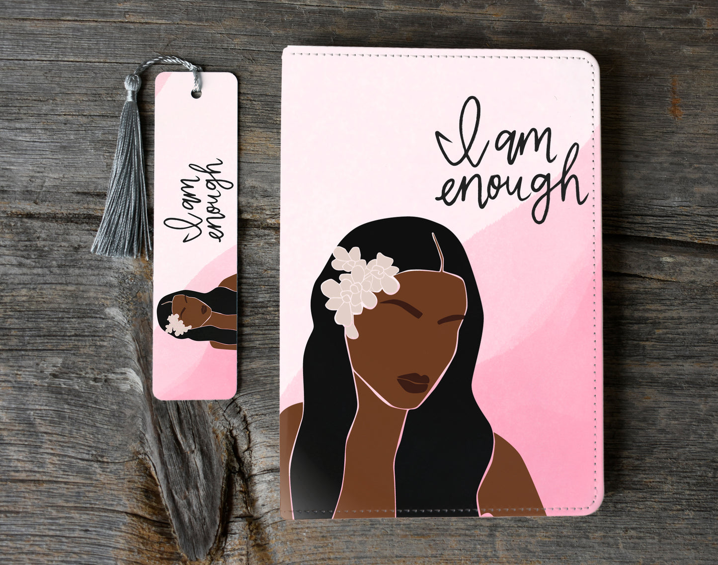 I Am Enough Journal and Bookmark Set