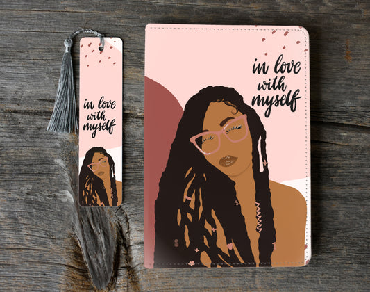 In Love With Myself Journal and Bookmark Set