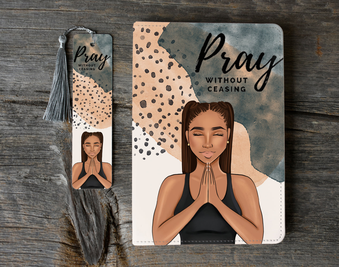 Pray Without Ceasing Journal and Bookmark Set