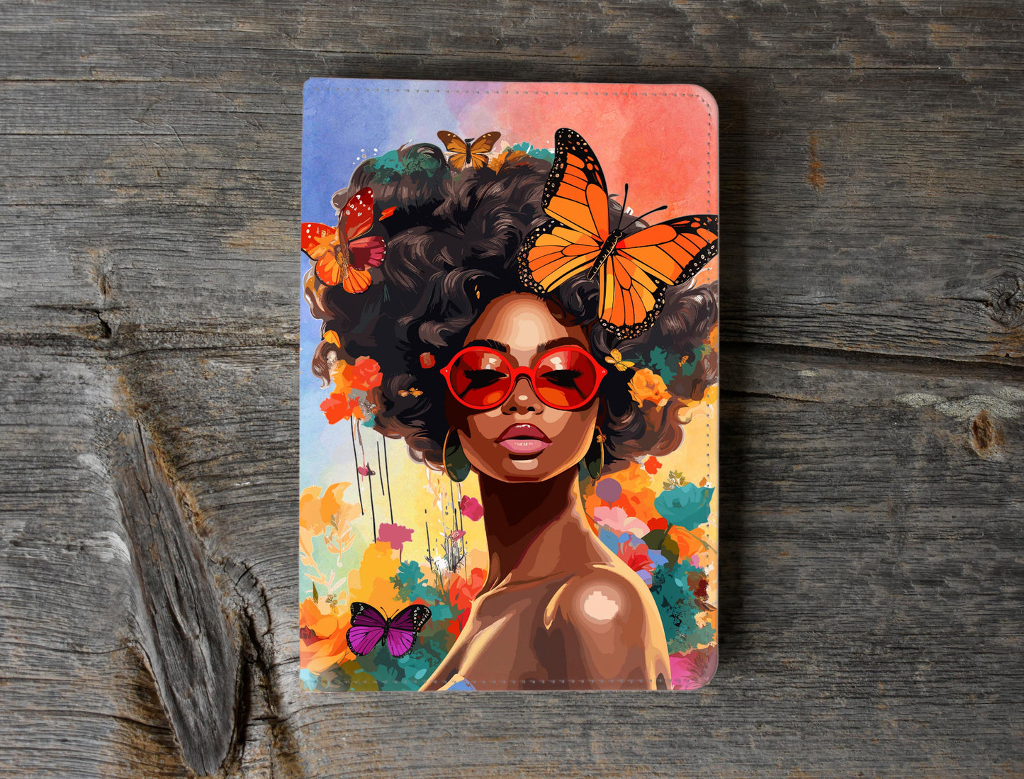 Woman With Butterflies Journal